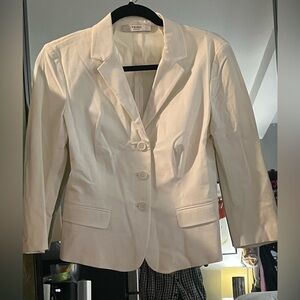 NWOT VINTAGE PRADA White Blazer/ Jacket Size 42 ICONIC 🤩